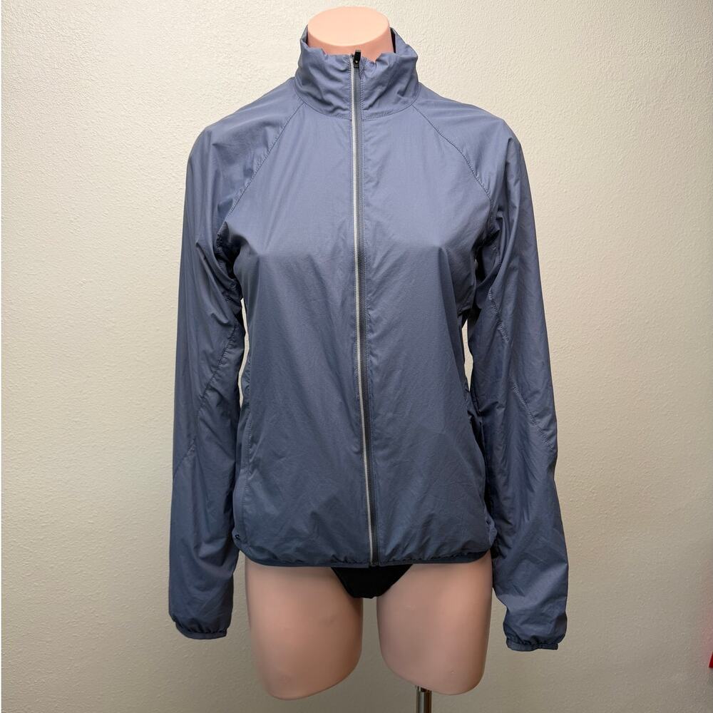 Icebreaker GT Cool-Lite Gray Merino Windbreaker Jacket Women XS